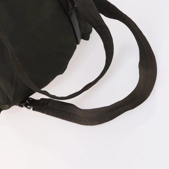 PRADA Backpack Nylon Khaki Silver Auth 147403 - Picture 8 of 16